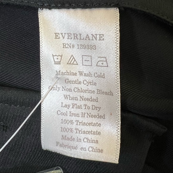 Everlane Women’s Black Dress Trousers Oversized 0 Should Fit Size 2-4 NWOT - Picture 8 of 9